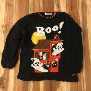 Vintage Karen Scott Chunky Knit Halloween Sweater